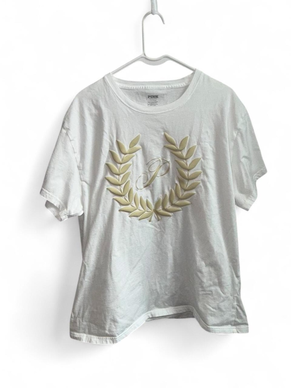 Victoria’s Secret PINK White Campus T-Shirt